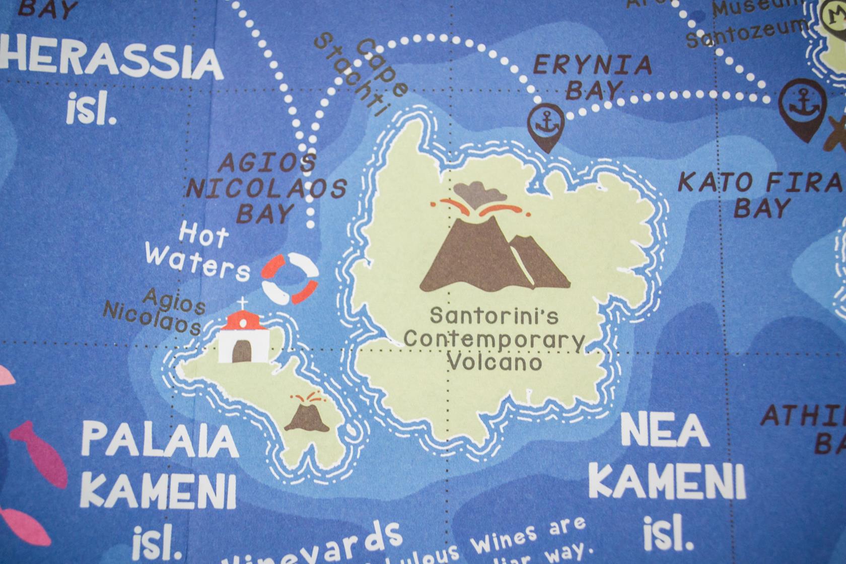 SANTORINI KIDS MAP