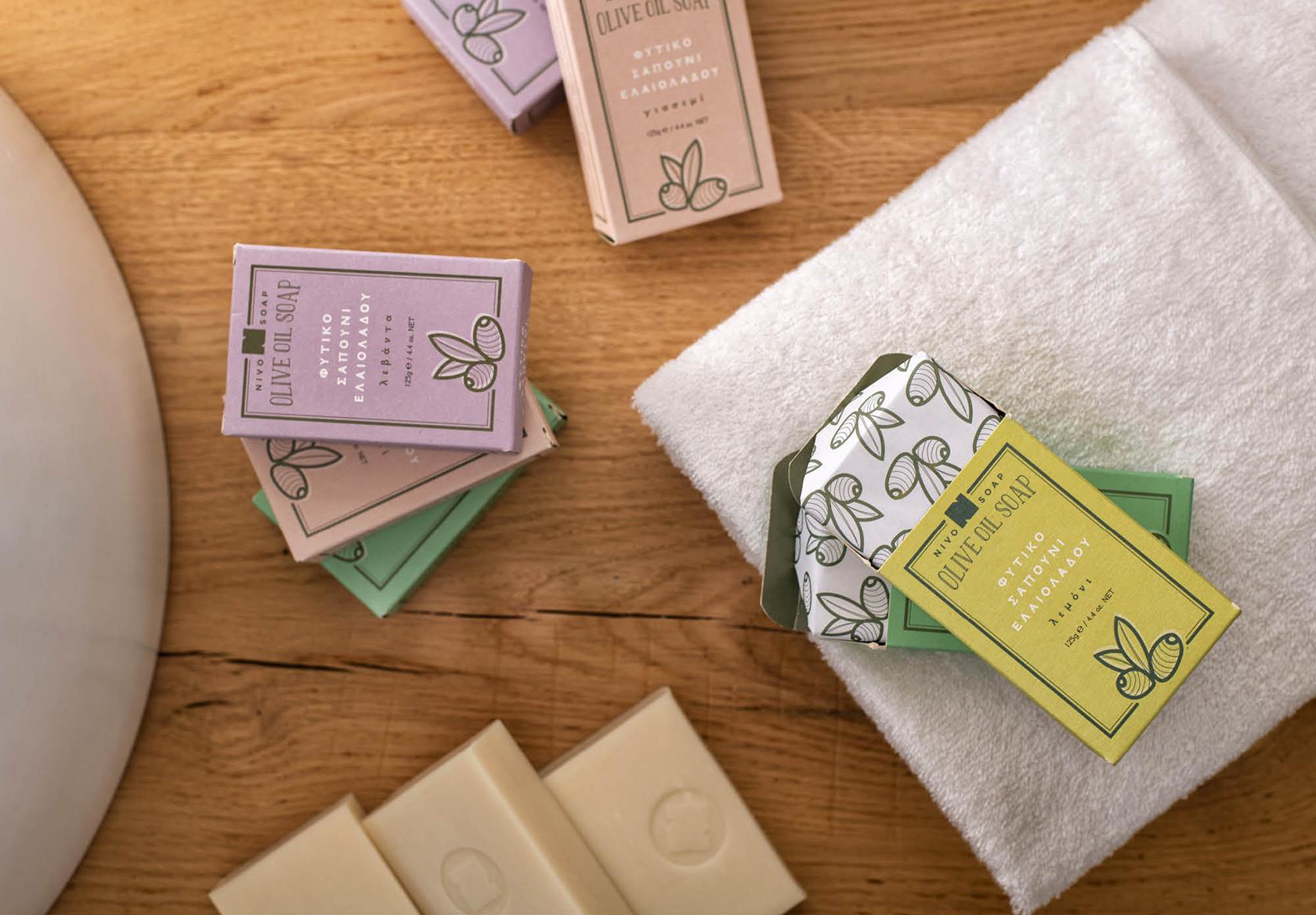 OLIVE OIL SOAP PACKAGING